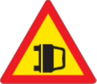 Temporary collision warning sign (TW353)